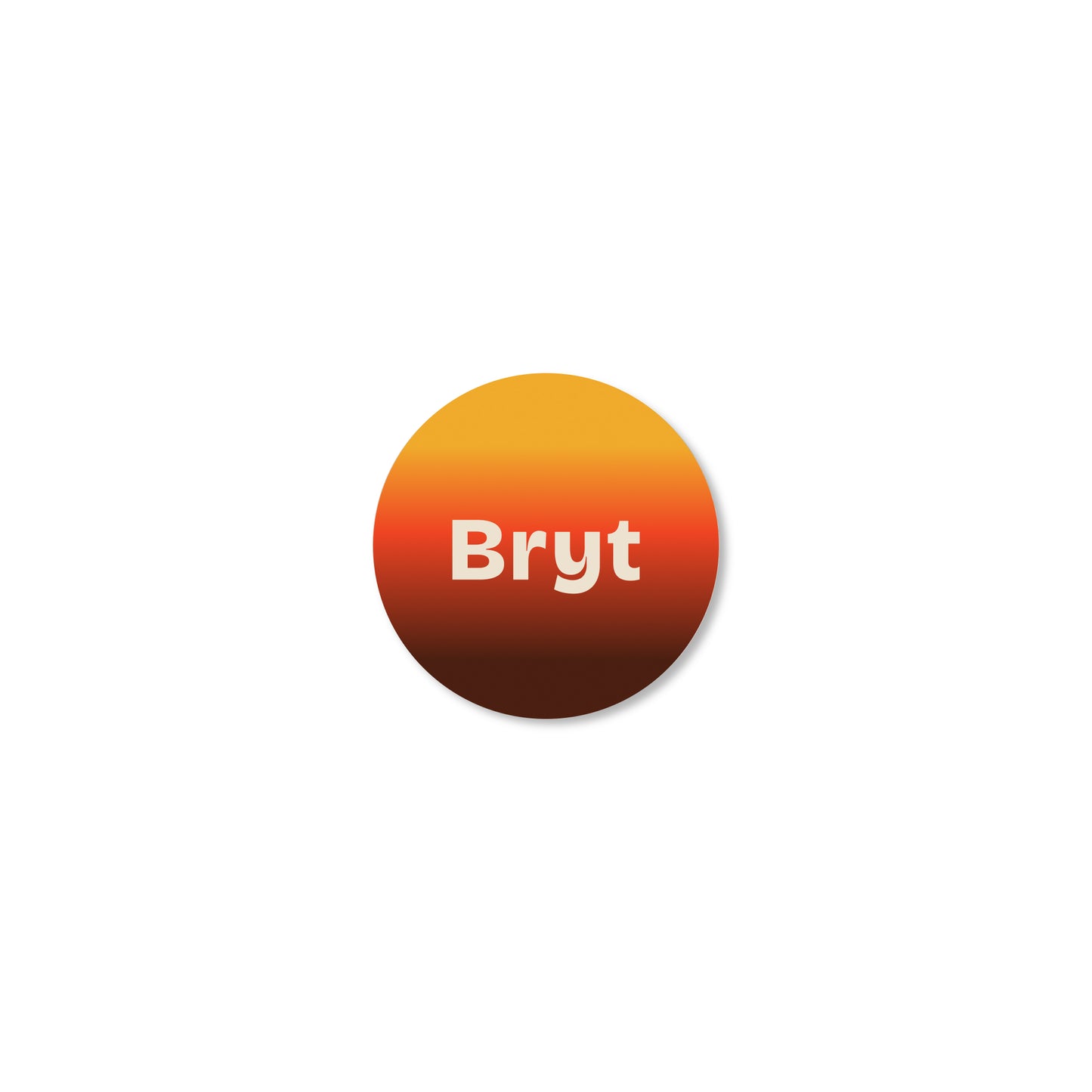 BRYT Red Circle Sticker
